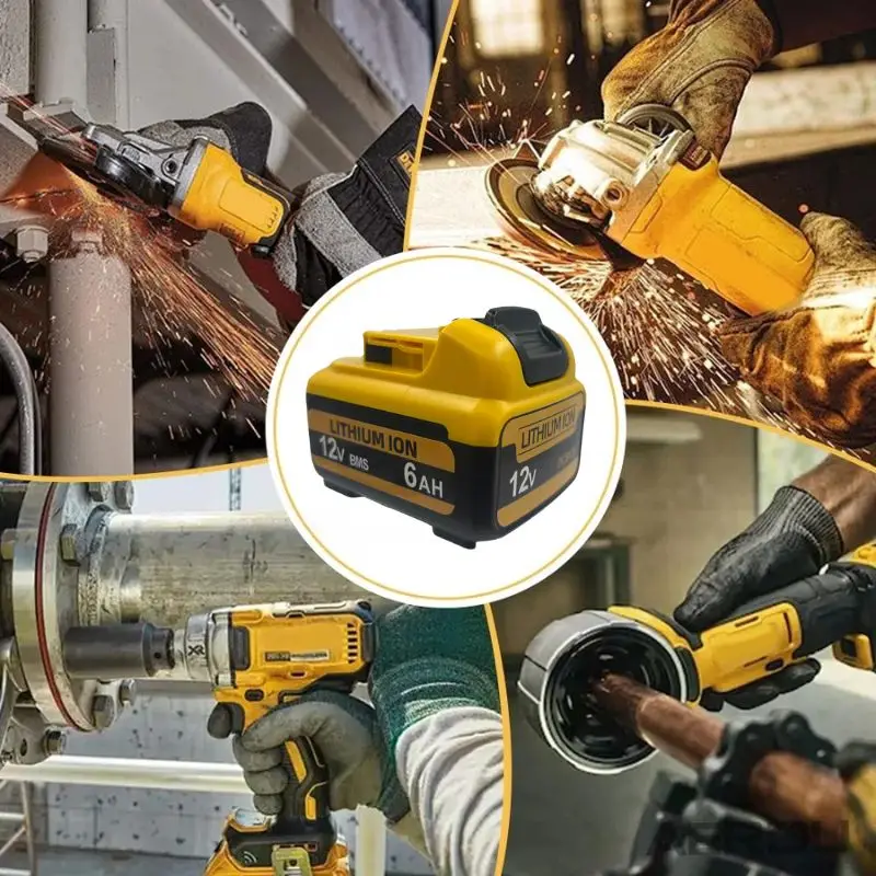 Pro DeWalt DCB120 DCB127 dobíjecí baterie - 3000mAh 12V Max lithium-iontová náhradní baterie DCB123 DCB125 DCB124 DCB122 - náhled 3