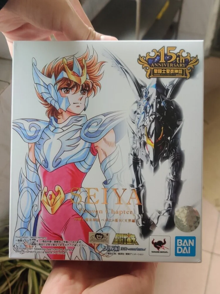 

Original Bandai Myth Cloth Ex Seiya Saint Seiya Pegasus Heaven Chapter 15th Anniversary Edition Model Collection Toys Kids Gifts