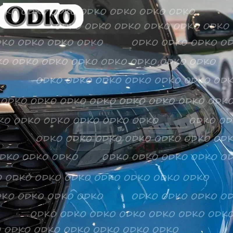 

2 шт. для Ford Explorer 2020-On U625, защитная пленка для фар автомобиля, передний светильник, прозрачный дымчатый черный защитный ТПУ