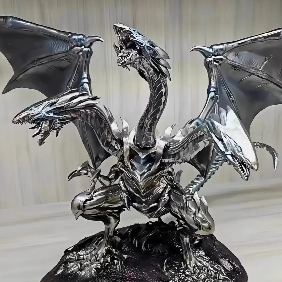 

Yugioh Blue Eyes Ultimate Dragon Figure Pvc Statue Collectible Model Anime Peripherals Decor Ornament Trendy Toy Gift For Men