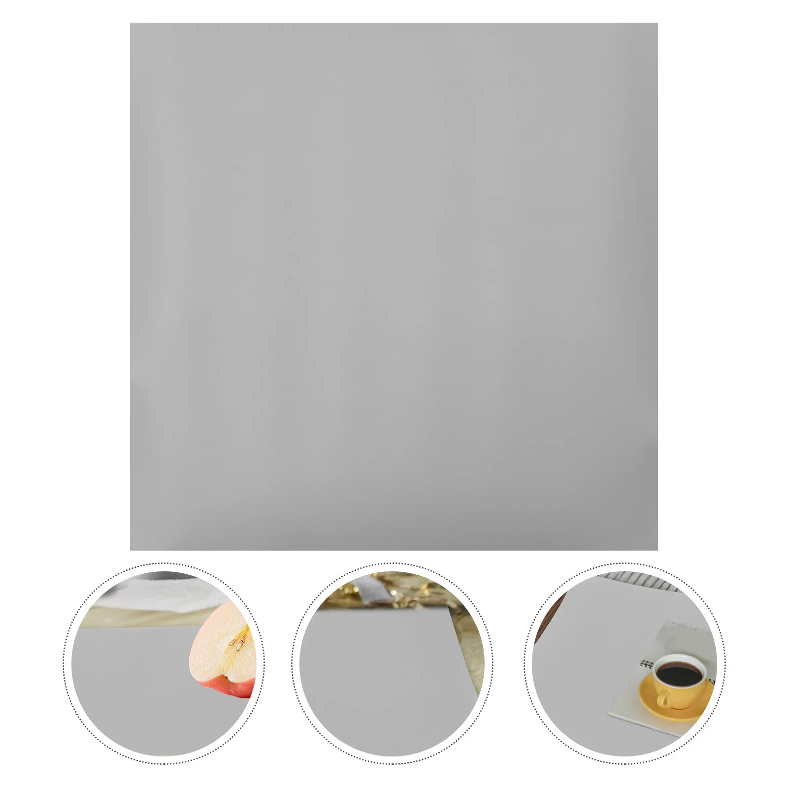 

Photography Backdrop Gray Versatile Photo Booth Background Cloth Lightweight Non Wrinkle for Portrait Photography