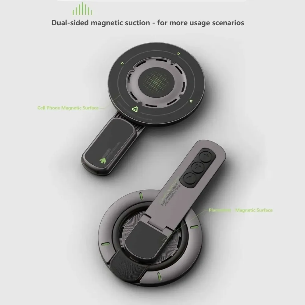 360 ° Suporte Magnético Giratório Dupla Face para Dedo (Finger Ring) para Magsafe iPhone 17 16 15 14 13 12 Pro Max - Suporte Magnético para Celular