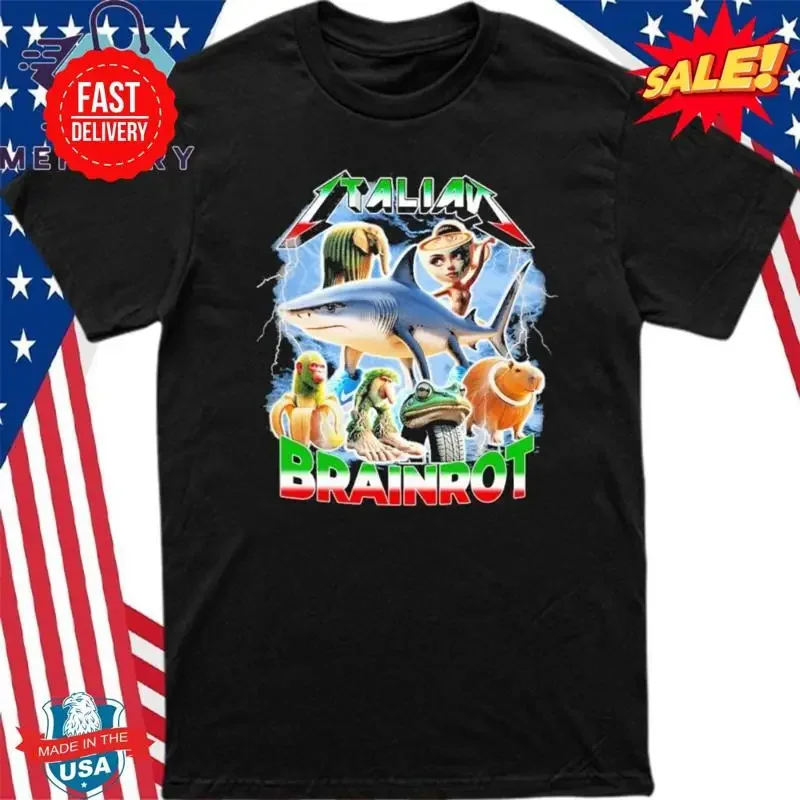 Italienisches Brainrot-T-Shirt S 5XL
