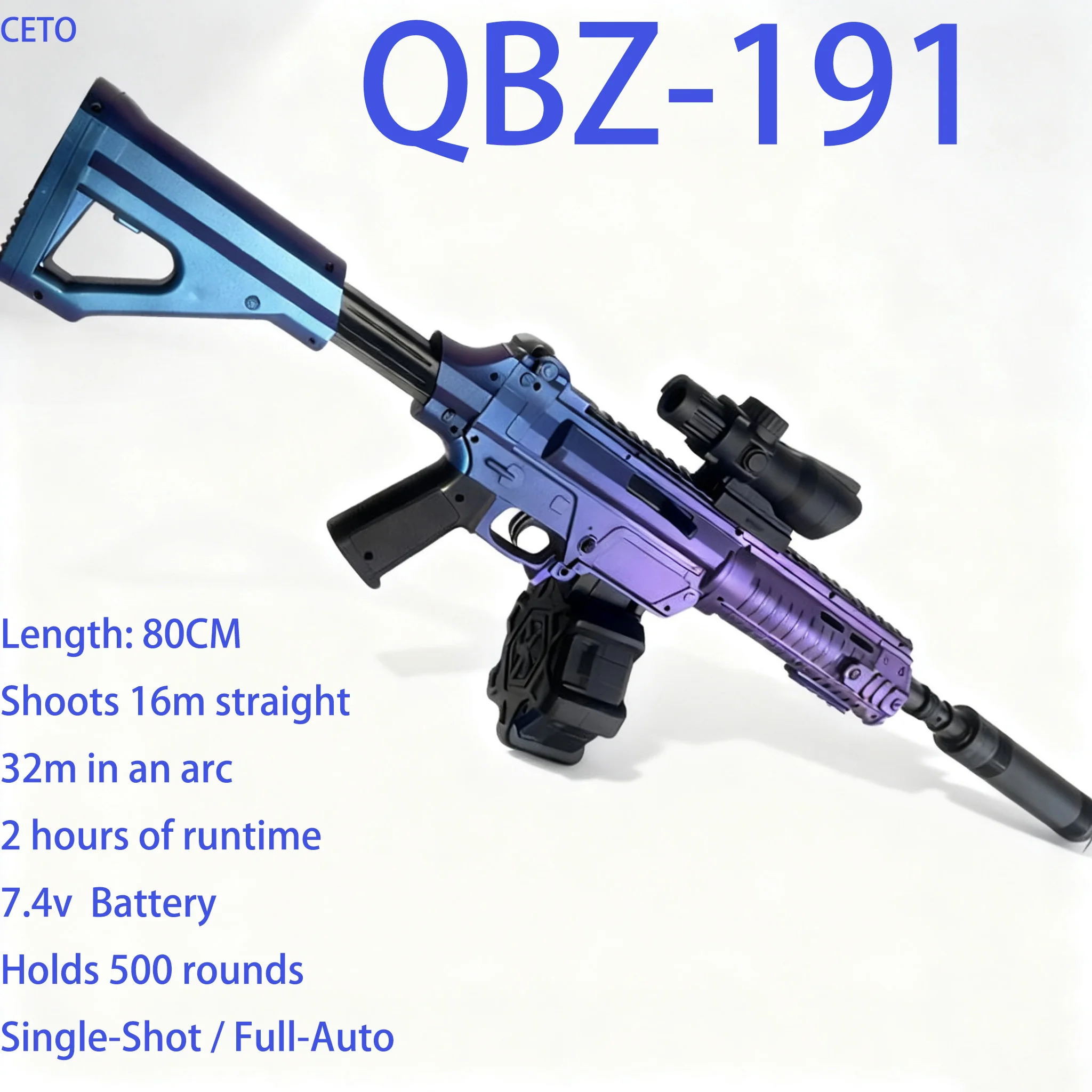 M416 Ultimate EBB Gel Blasters Auto Elétrica Bola de Gel Blaster Arma Brinquedo de Alta Velocidade Ao Ar Livre Equipe de Combate Presente Perfeito para Adolescente Adulto
