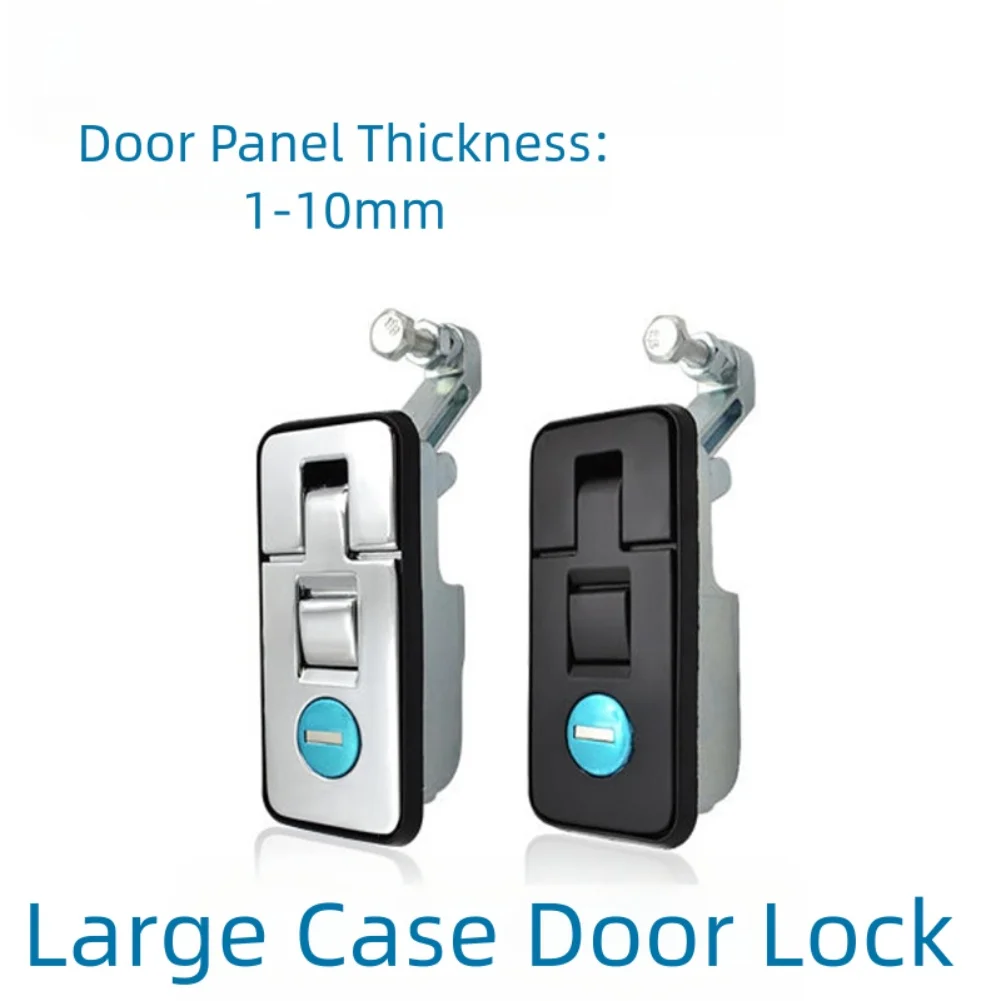 1pc Zinc Alloy Lever Lock Push Button Bounce Latch For Cabinet Drawer RV Yacht Furniture Mortise Security Handle Accessories