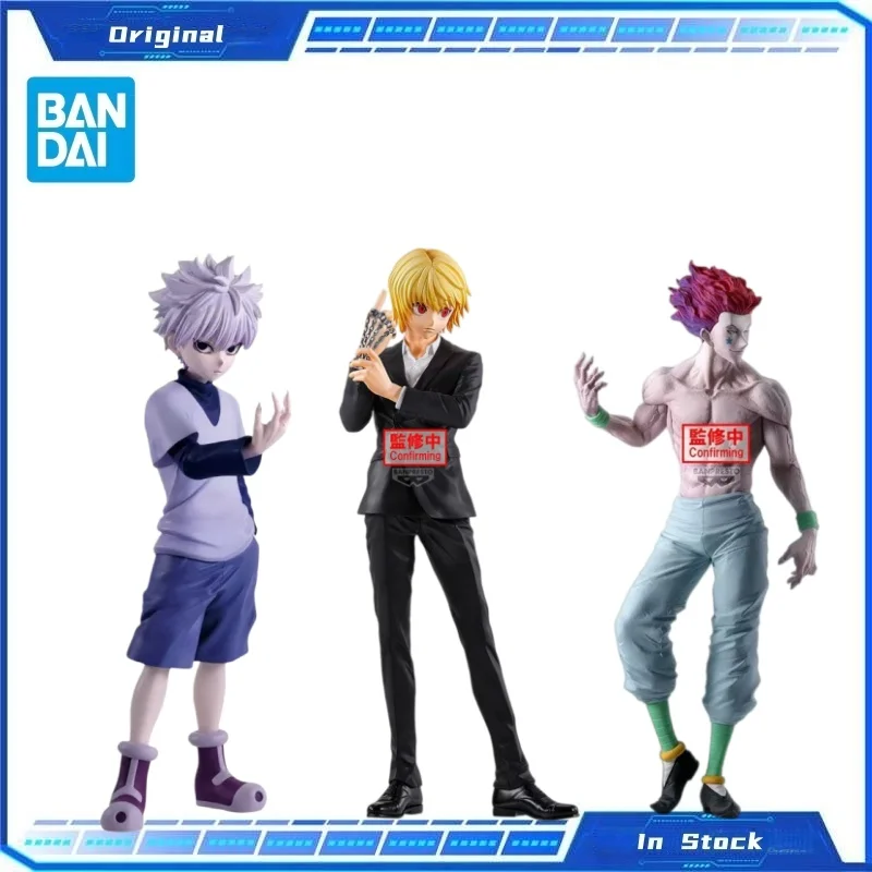 

В наличии Оригинальная фигурка BANDAI Hunter × Hunter: Курапика ‌ Коллекционная фигурка-модель мультяшного персонажа, настольное украшение, игрушка, подарок