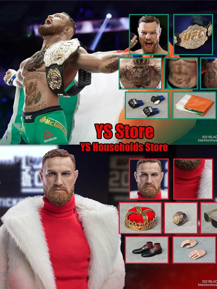 In Stock 2 Styles BBT9022 1/6 Scale Collectible Figure CONOR MCGREGOR Figure Simulation Carving Model Toys Full Set 12\