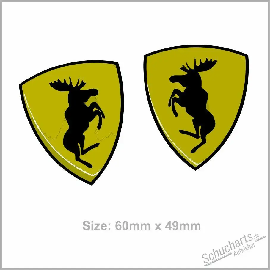 For DOMING APPEAR WEAPONS ELCH ELK PRANCING MOOSE STICKER EMBLEME e.g