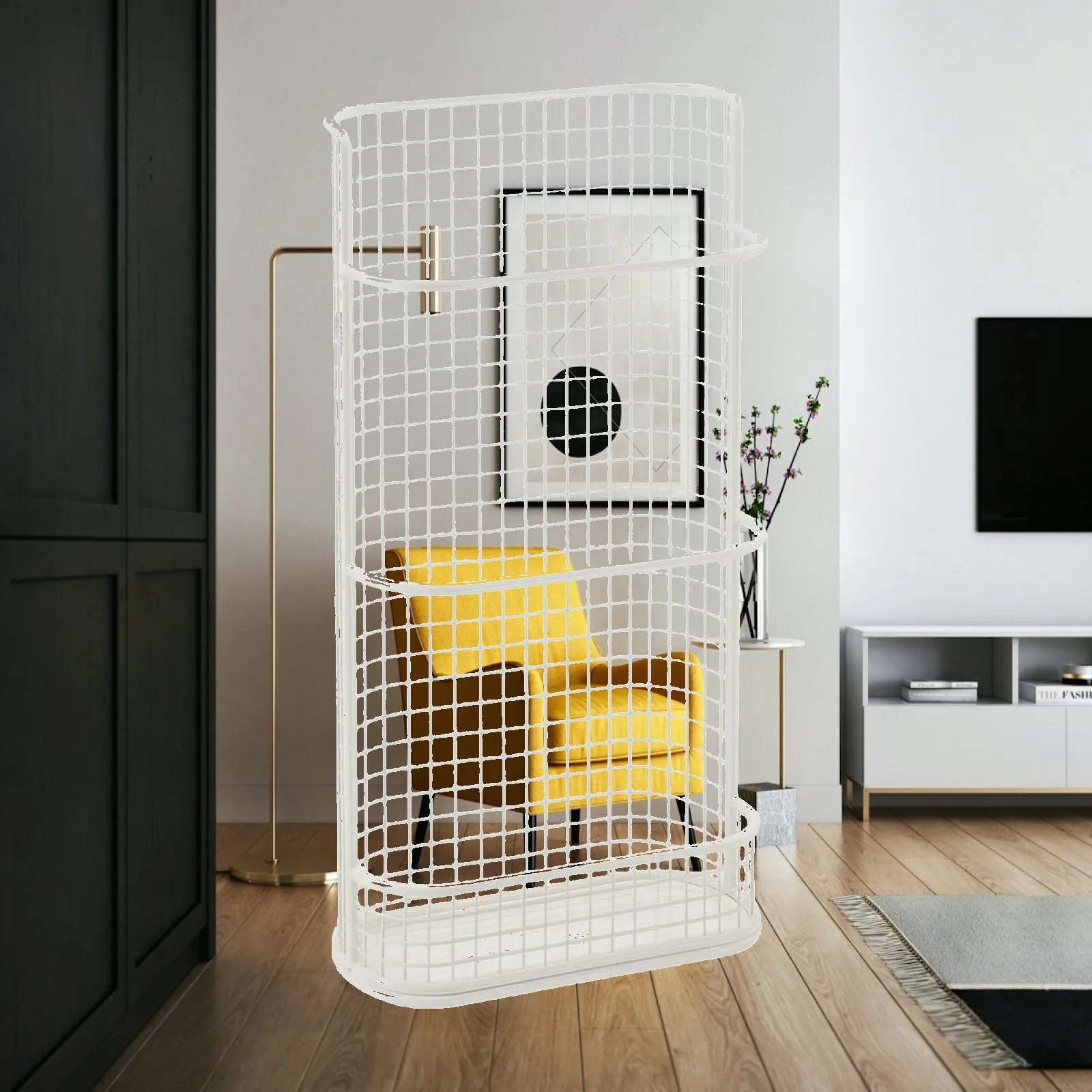 wall-mounted-storage-rack-open-vertical-grid-organizer-visible-for-garage
