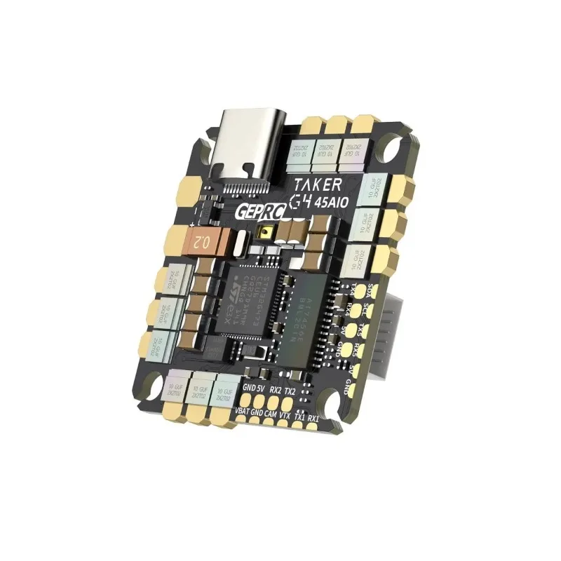 GEPRC TAKER G4 45A 8Bit AIO G473 Flight Controller 45A ESC 2-6S Stable FPV Freestyle Components