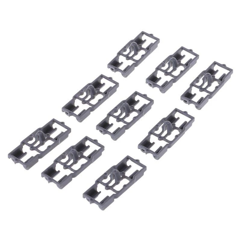 10Pcs Lower Door Weatherstrip Plastic Seal Retainer Front Rear Clip For BMW X5 E53