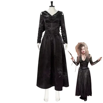 Bellatrix Cosplay Lestrange Cosplay film magique Costume Halloween carnaval fête déguisement Roleplay Costume pour femmes adultes