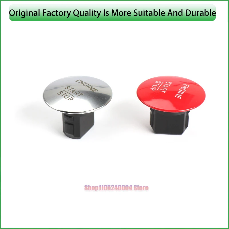 For Mercedes Benz W164 W205 W221 W176 W166 Keyless Go Start Stop Push Button Engine Ignition Switch Silver 2215450714