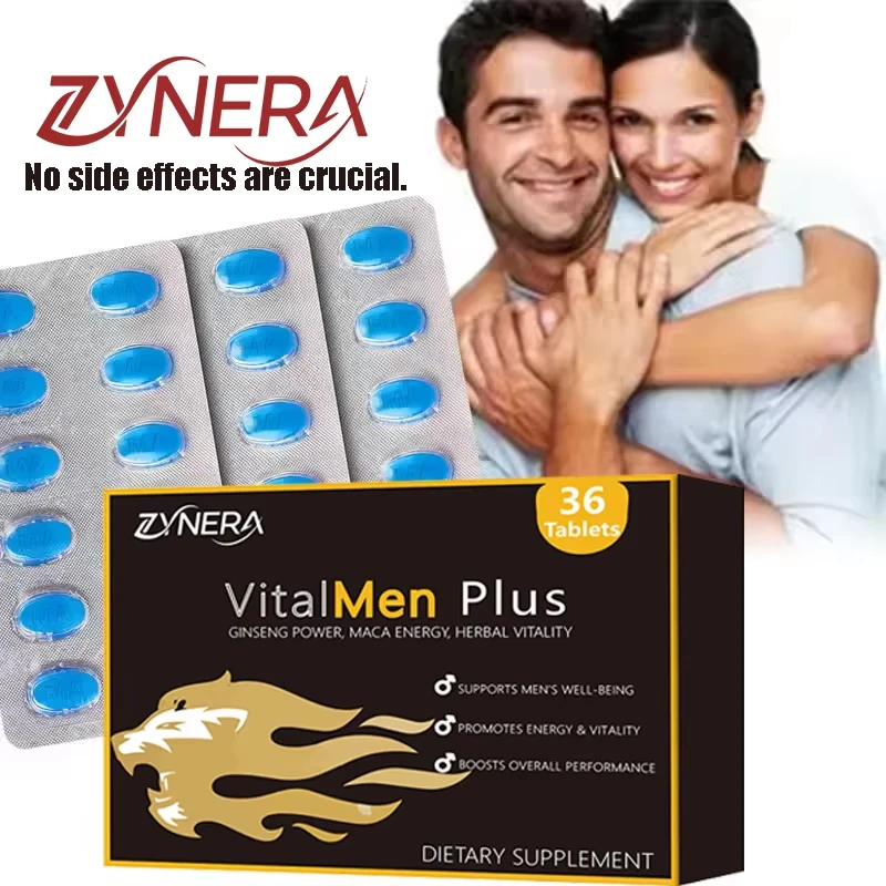 Male Blue Pills Health Supplement Energy Perfor mance Support Shilajit Ginseng Maca Ashwagandha Tablets