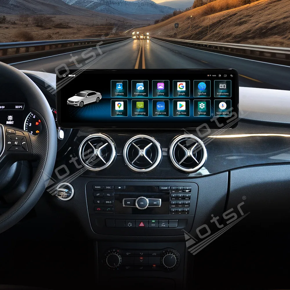 14.9 Inch Silky smooth  Android 13 Car Radio For Mercedes-Benz B 2012-2015 Video Player Stereo Auto GPS Navi DSP Carplay