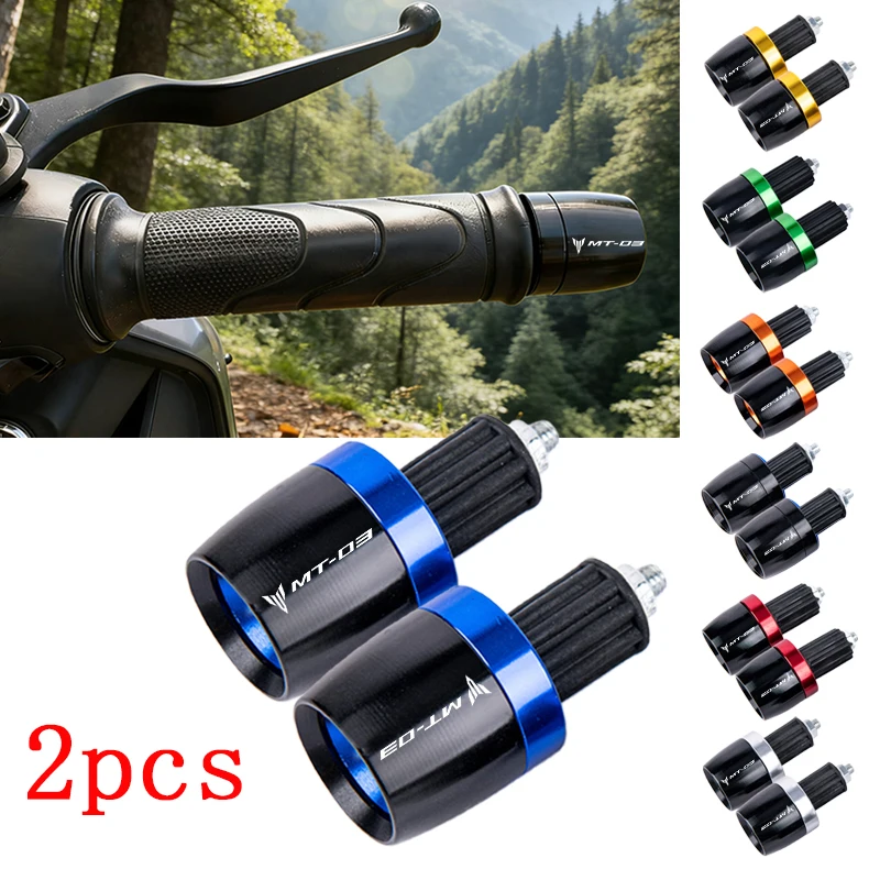 

Мотоциклетные ручки для руля 7/8 "22 мм, заглушки для YAMAHA MT03 MT-03 mt03 2005-2020 2019 2018 2017, аксессуары