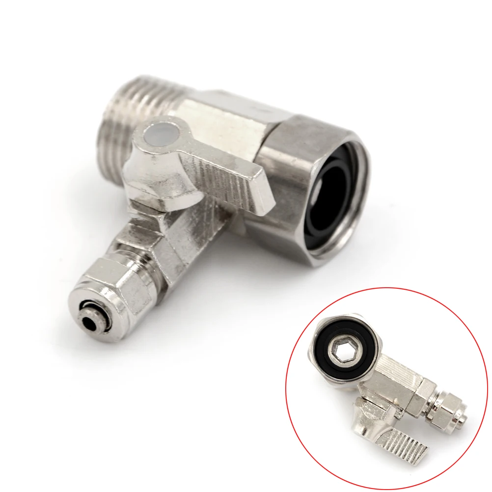 Feed Water Filter Purifier Adapter 1/2'' to 1/4'' Ball Valve Faucet Tap Safe Water purifier valve Brass pure copper