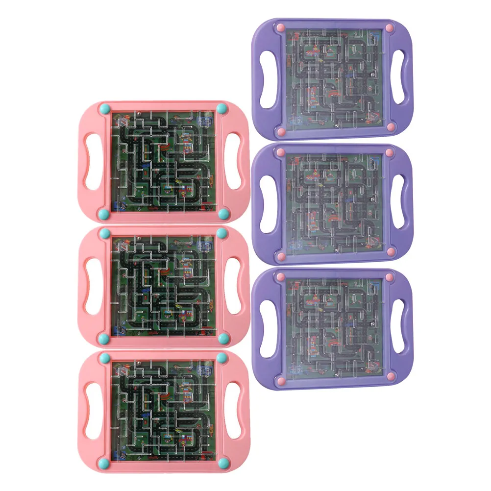 6pcs-abs-maze-bead-rolling-puzzle-game-handheld-balance-board-for-kids-fine-motor-skills-development-educational-labyrinth