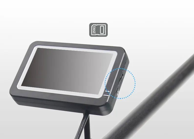 4.3 بوصة شاشة خط أنابيب السباكة مدخنة التفتيش استنزاف كاميرا فحص الأنابيب كاميرا تلسكوبية المجاري