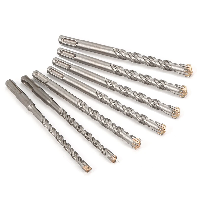 1pc Concrete SDS Plus Drill Bit Cross Tips 4 Cutters 110mm 160mm Wall Brick Block Electric Hammer Masonry Drilling Bits 드릴비트