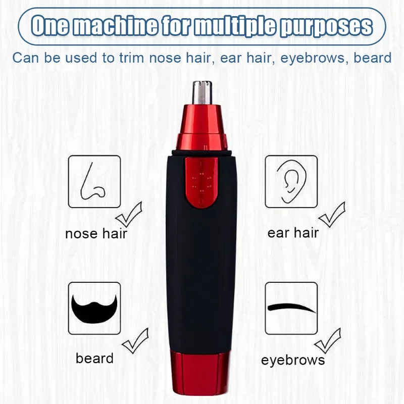 Electric Nose Hair Trimmer Implement Shaver Clipper Men Women Ear Neck Eyebrow Trimmer Shaver Man Clean Trimer Razor Remover Kit