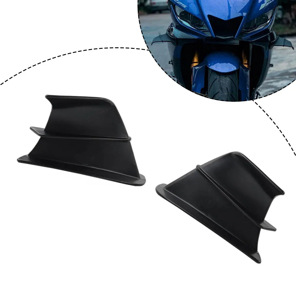 

1 Pair Matte Black Motorcycle Winglet Guard Air Deflector Fairing For SUZUKI GSXR 600 750 1000 For Yamaha YZF R1 R6 R3 R25