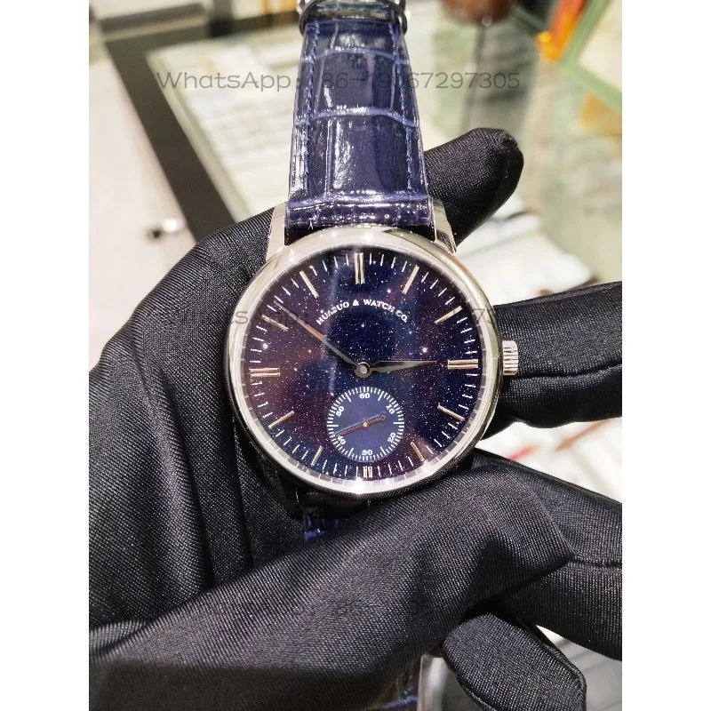Blue Sand Reflects The Stars, Blue Sand Stone Dial, Small Second Dial, Watch, Men's Light Luxury Mechanical Watch