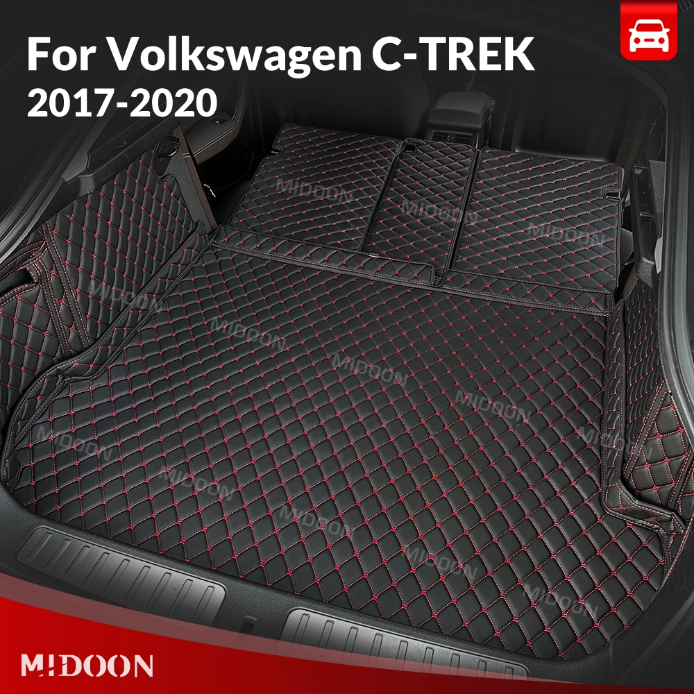 

Коврик в багажник для Volkswagen VW C-TREK 2017-2020, полная защита, защита от загрязнений, аксессуар для салона автомобиля