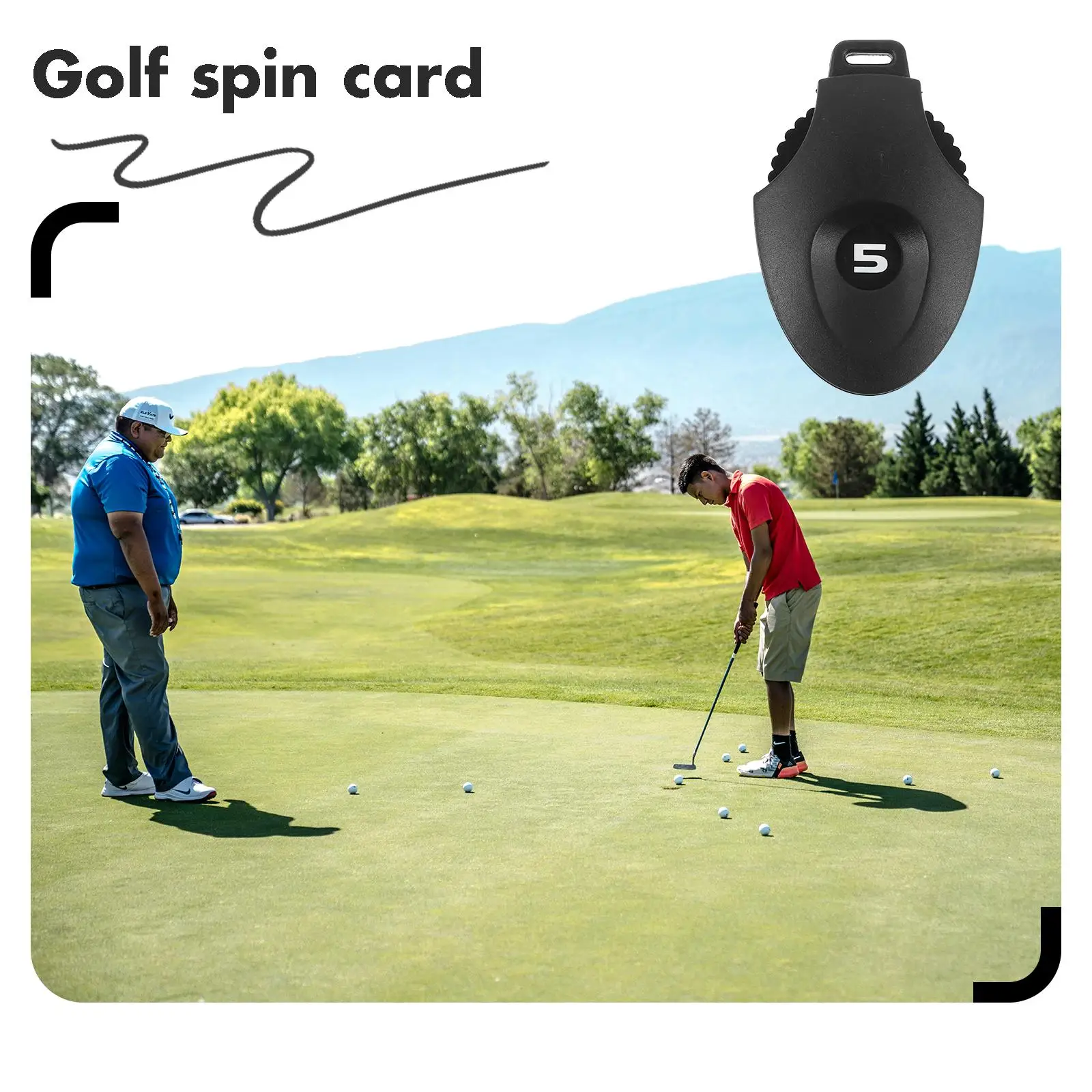 1PC Golf Scorer Mini Counter Black No Screw Portable Golf Training Aids Stroke Keeper Score Device Golf Accessories Sports Score