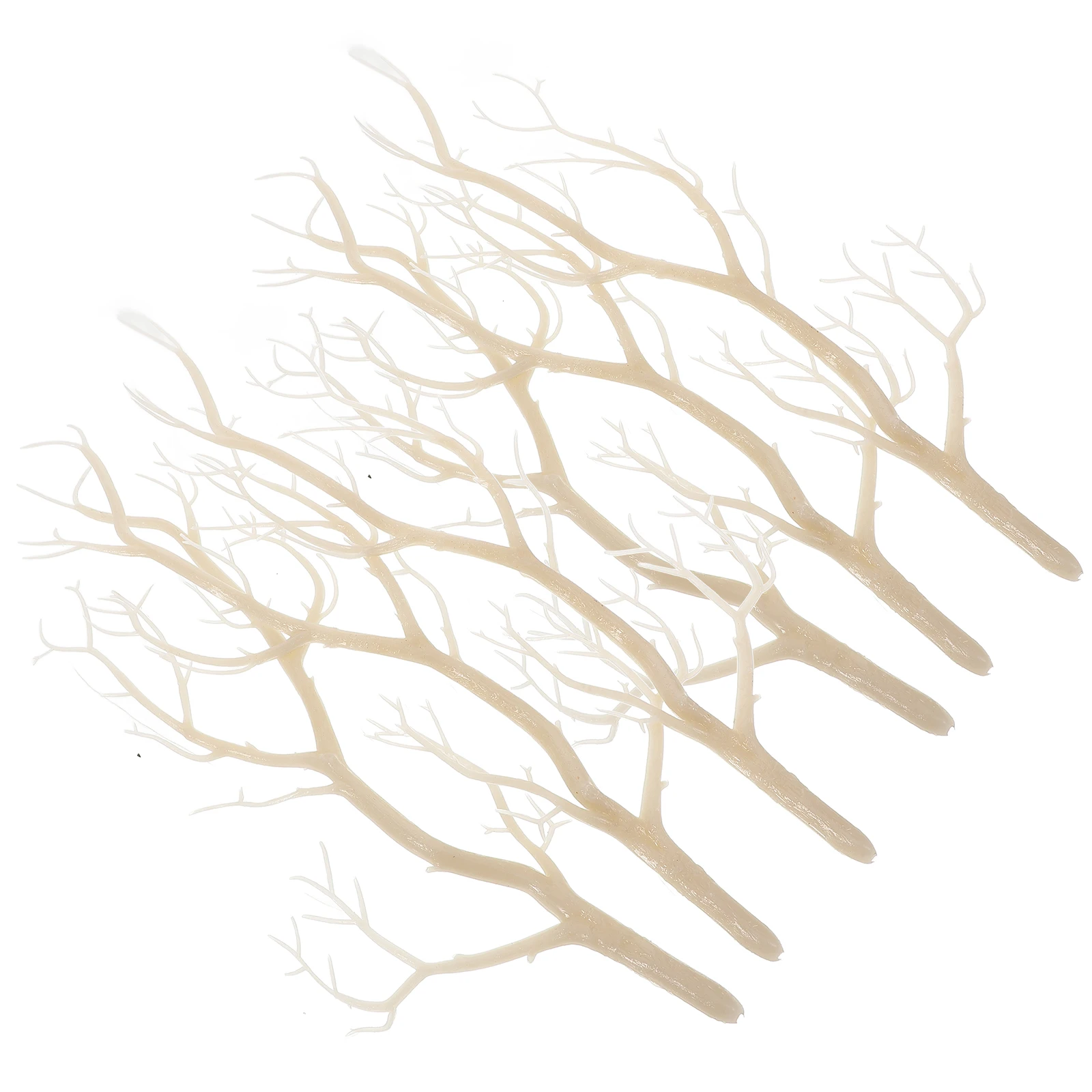 6 uds ramas de árbol falsas ramitas de plástico artificiales simulación ramas secas Halloween hogar Oficina florero decoración ramita de simulación