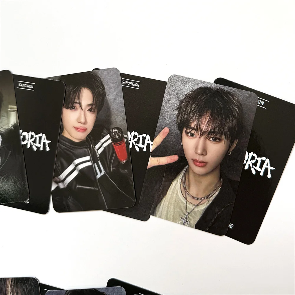 Venda Quente ALD1 Novo Álbum EUPHORIA Cartões Fotográficos Dupla Face Brilhante Cartões LOMO JUNSEO ARNO LEO GEONWOO SANGWON Cartão Postal Presente para Fãs