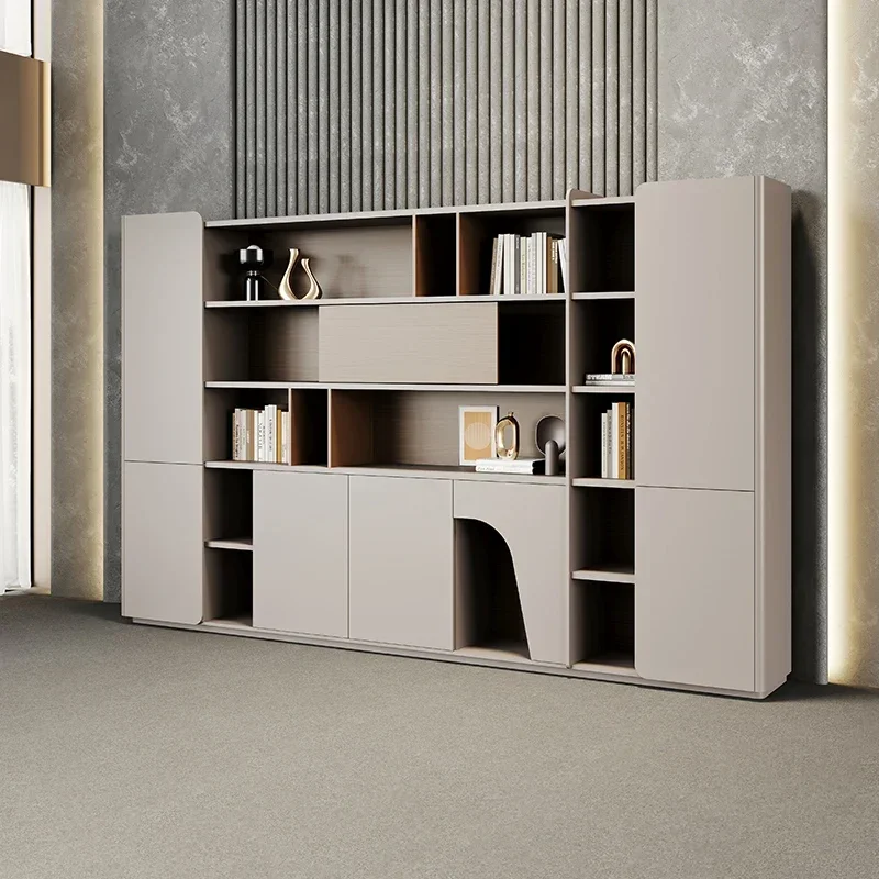 Office furniture Office file cabinet background cabinet Modern boss bookcase display cabinet Fashion information office cabinet