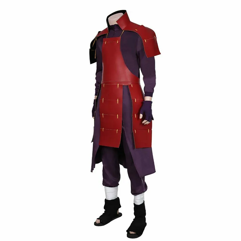 Anime Cosplay Uchiha Madara Costume per uomo Sasuke costumi di Halloween per spettacolo di prestazioni per adulti