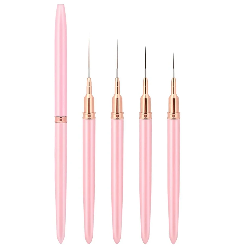 5 Pcs Nail Art Liner Brushes Painting Nail Art Brush Set Nail Art Design Brush Detail Brush