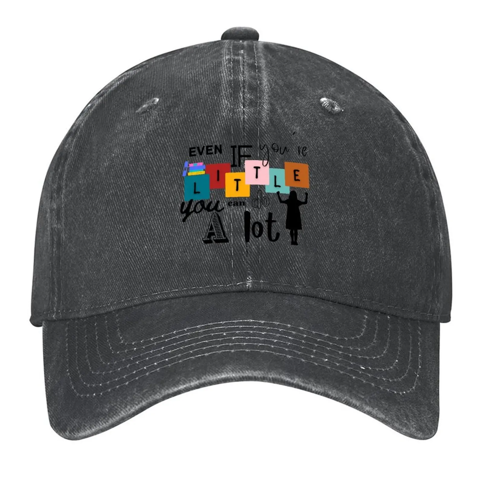 

Even If You're Little You Can Do A Lot Matilda Quote Baseball Cap Golf Wear sun caps Snapback Cap For Girls Men's