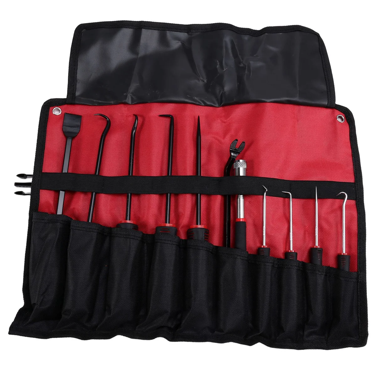 

【Hot&Price】11-Piece Automotive Hook and Pick Tool Set Heavy Duty Insulated Non-Electric for O-Rings Washers and Micro-Type Parts