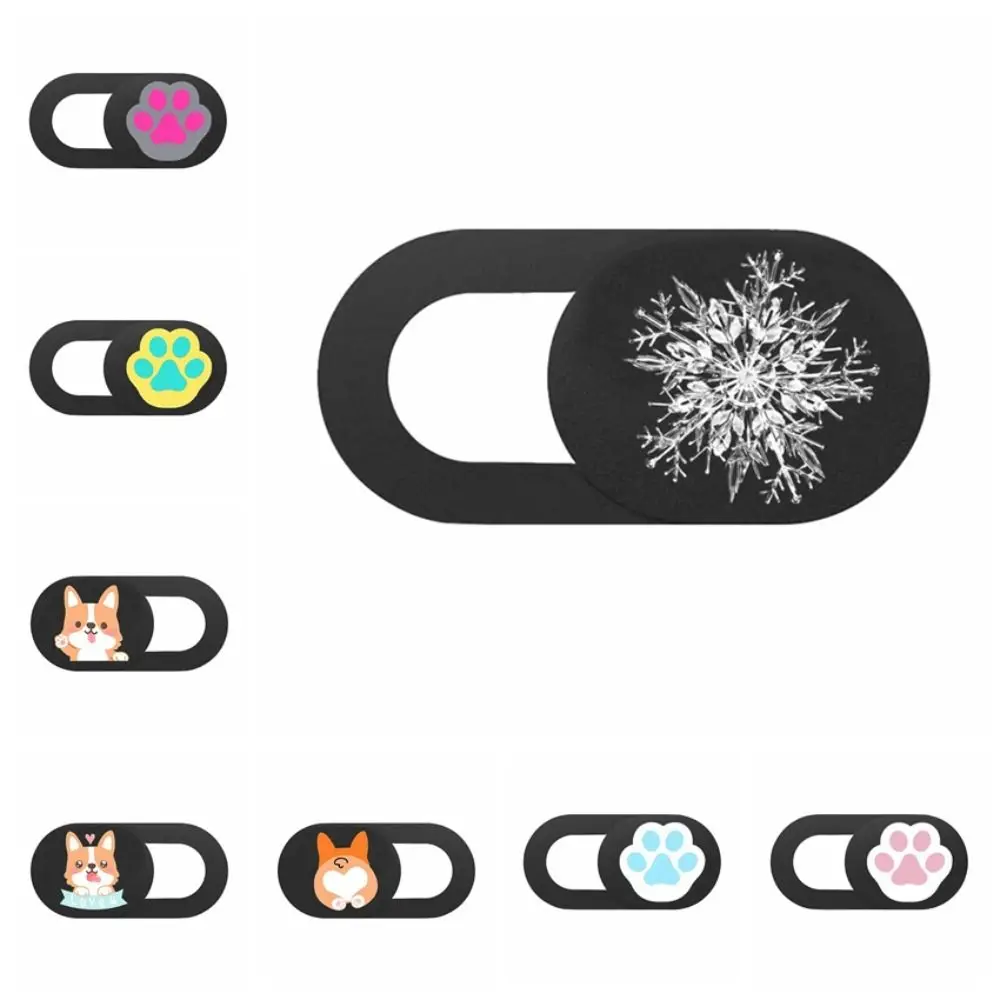 

Corgi Occlusion Webcam Cover Anti-Peeping Antispy Shutter Slider Light Protect Lenses Privacy Sticker Mobile Phone Camera