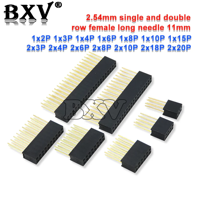 10PCS 2.54Mm Single…