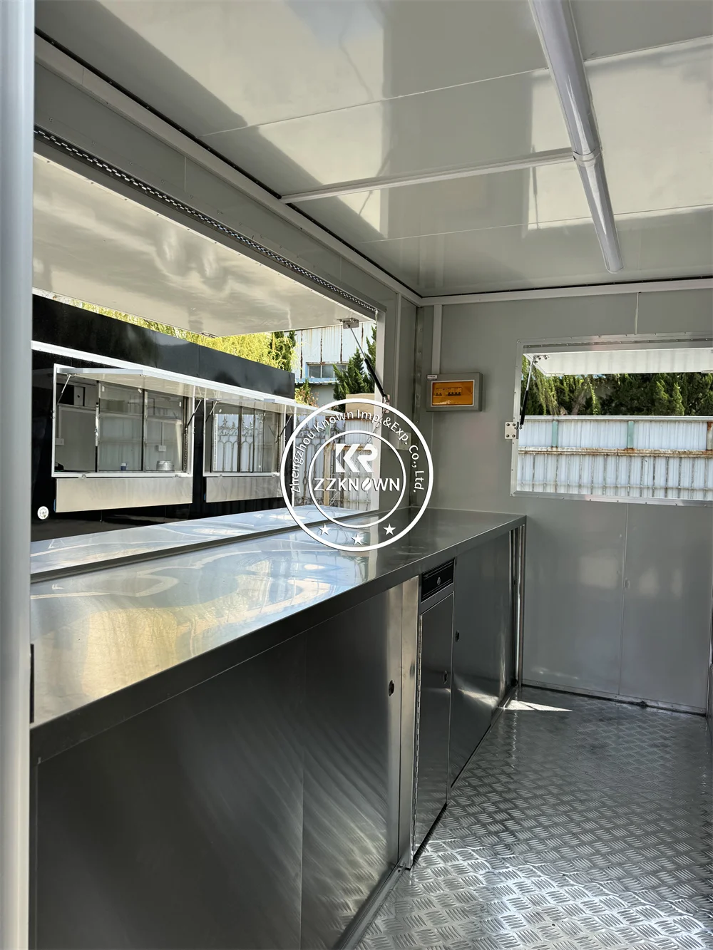 2025 Desain Khusus Truk Makanan Jalanan Dapur Bergerak Trailer Makanan Kopi BBQ Dilengkapi Lengkap untuk Dijual