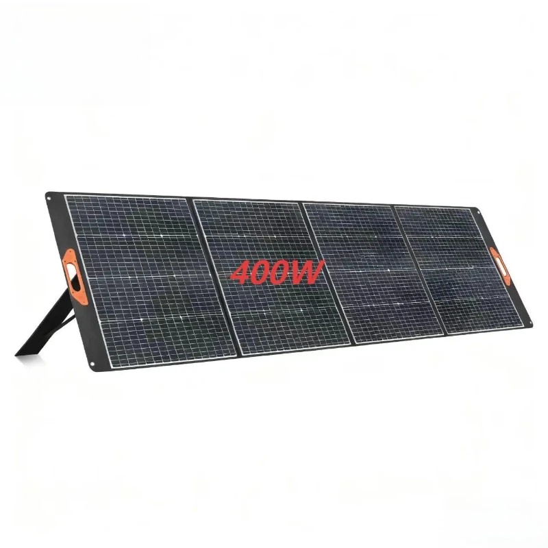 400W 40v Portable Foldable Solar Panel Crack-resistant Polymer Aviation Material for Camping and Hiking
