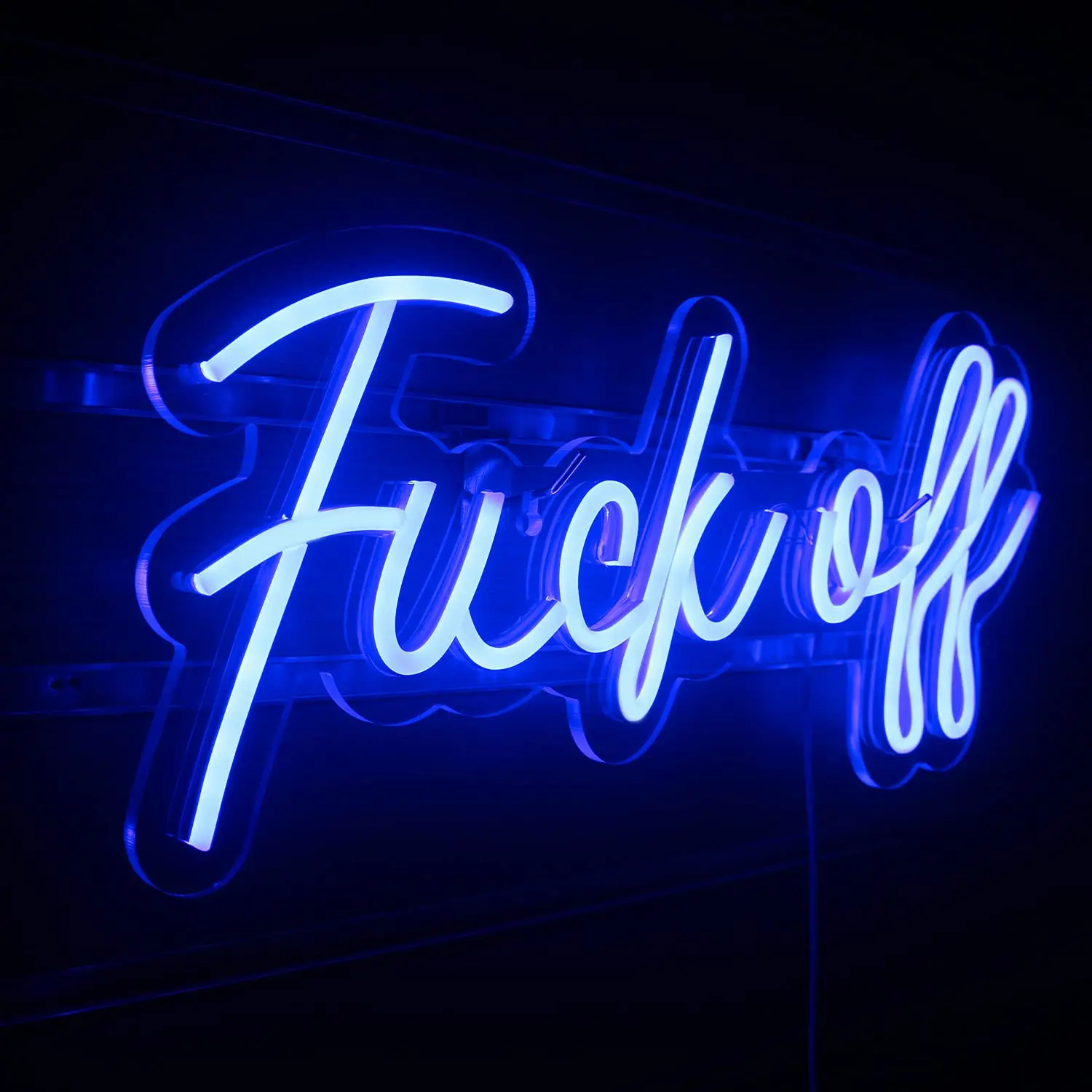 Imagem -02 - Funk Off Neon Sign Lights Wall Decor Usb Interruptor Quarto Bar Sinais Led Sala de Jogos Luz de Festa Presente de Natal