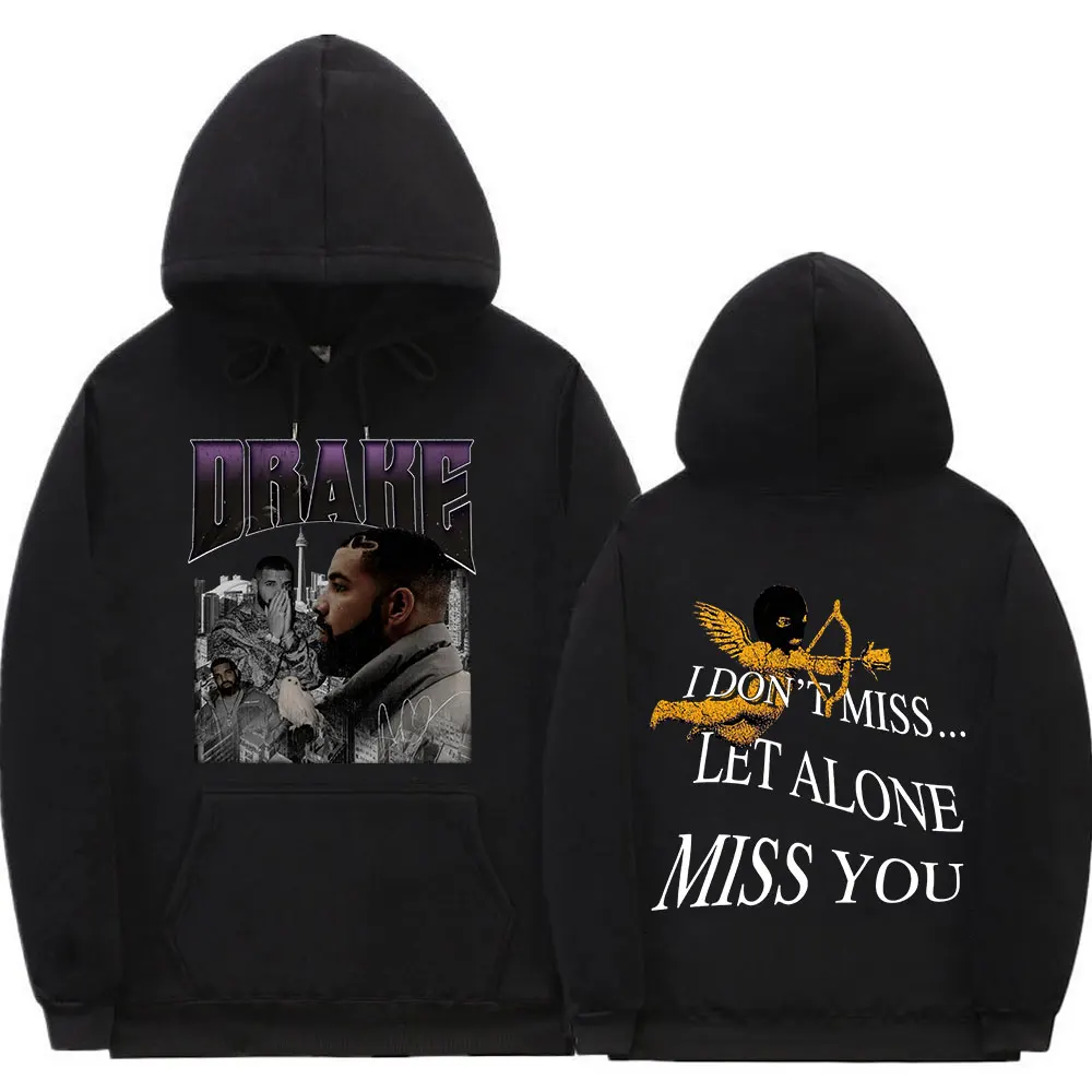 New Rapper Drake Drizzy Hoodies Print Men Woman Fashion Y2k Hoodie Street Hooded Sweatshirts Pullovers Unisex Tracksuit Clothing