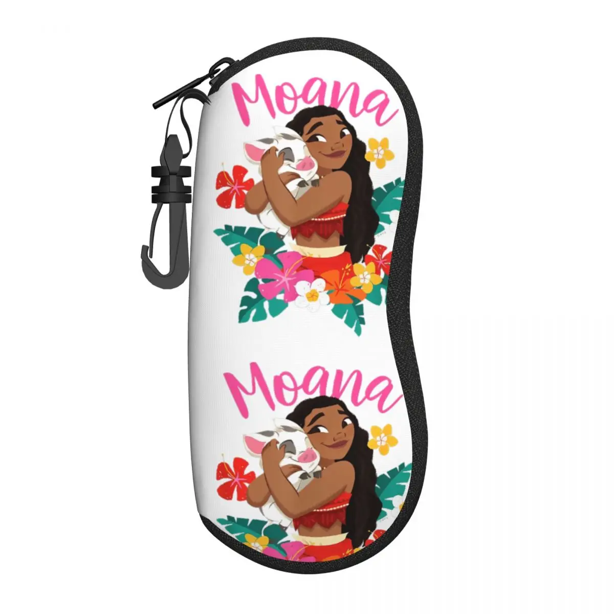 

Moana Hugging Pua Floral Glasses Case Portable Accessories Eyeglasses Box Ins Eyewear Container