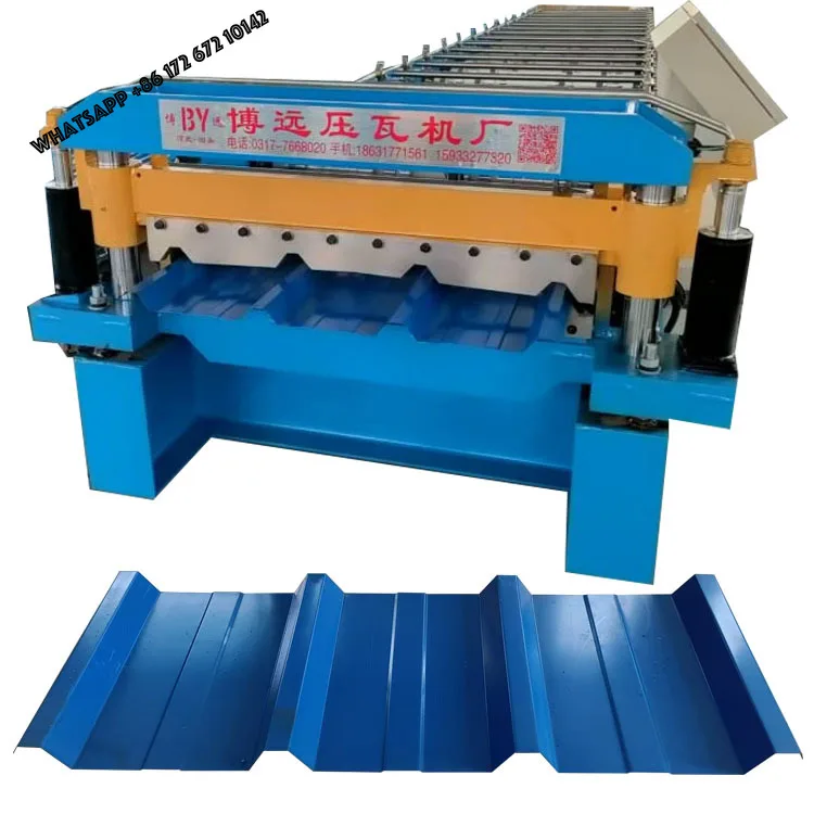 High Quality Automatic Roll Forming Color Steel Metal Profile Glazed Brick Roof Tile Press Machine