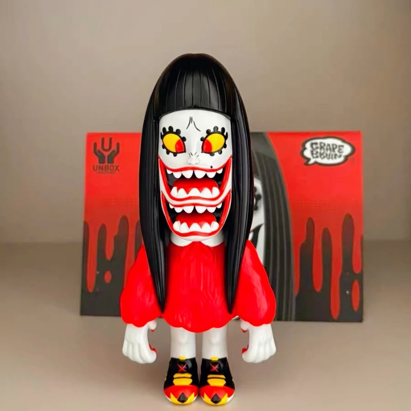 

UNBOX GRAPE BRAIN Girl Action Figurine Gera Gera SOHAKU Midnight Trendy Designer Toy Decoration Gift