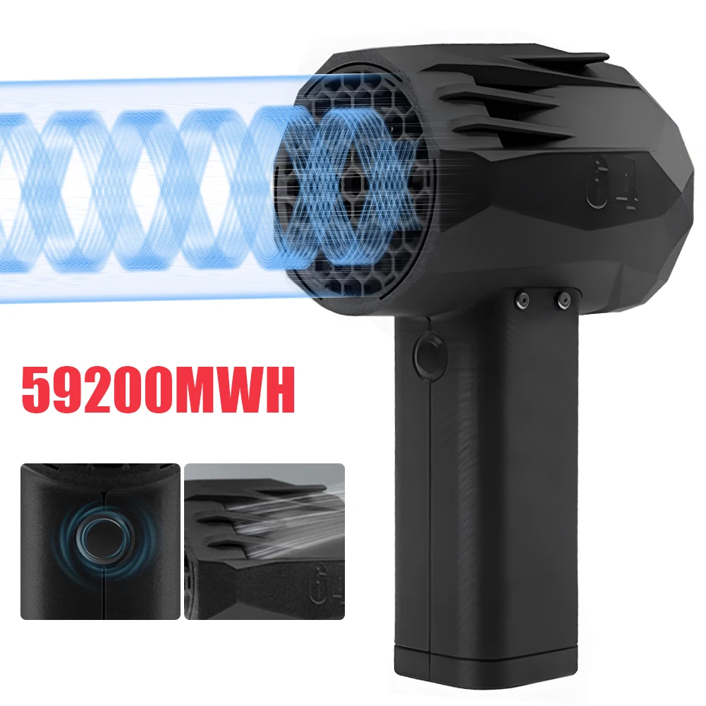 MINI X64 Car Violent Blower Handheld Turbo Jet Fan Brushless Motor High Power Duct Fan Thrust 1400G Wind Speed 240km/h