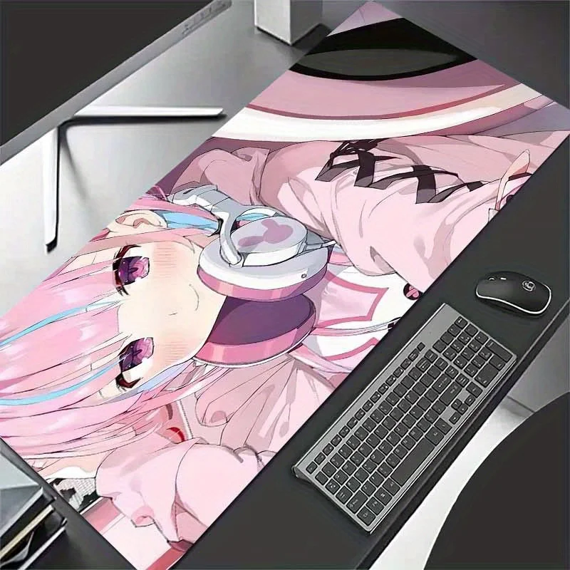 

Extended Gaming Mouse Pad precision cloth glide stable rubber backing for work study computer desk setup smooth control for dail