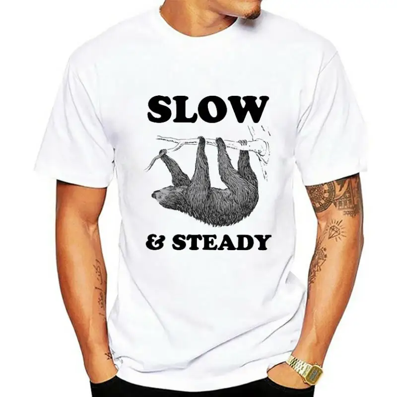 Slow And Steady T Shirt - Sloth T ShirtWomensMensLazy T ShirtCute ShirtHipsterTumblrInstagram90s Shirtmeme men t shirt