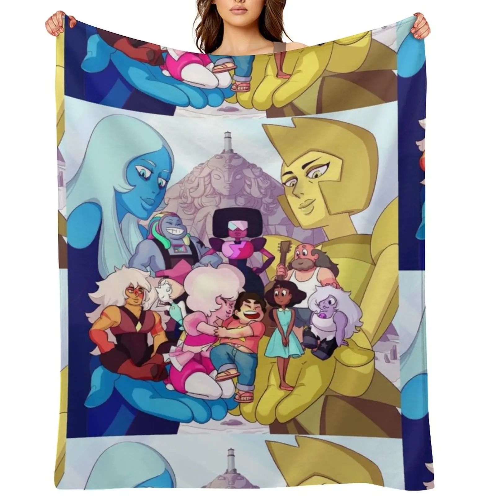 

Steven Universe Family Throw Blanket funny gift warm for winter Thins Large Blankets