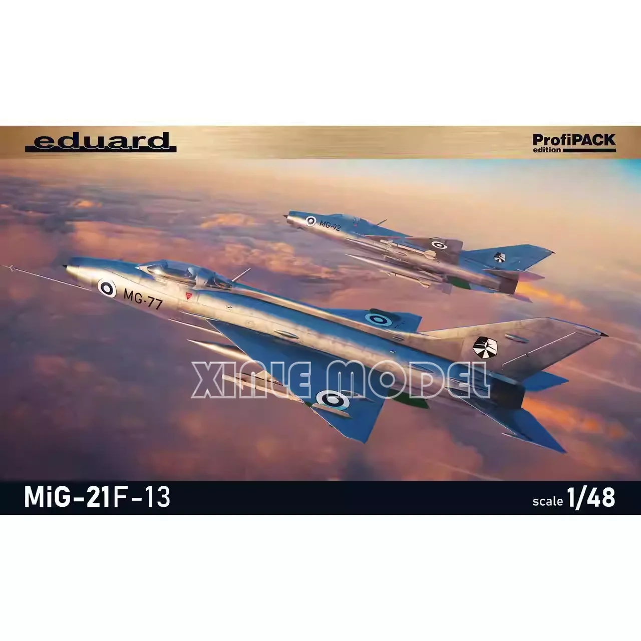 

Пластиковый сборный набор для сборки модели самолета Eduard 82191 MiG-21F-13 ProfiPACK 1/48